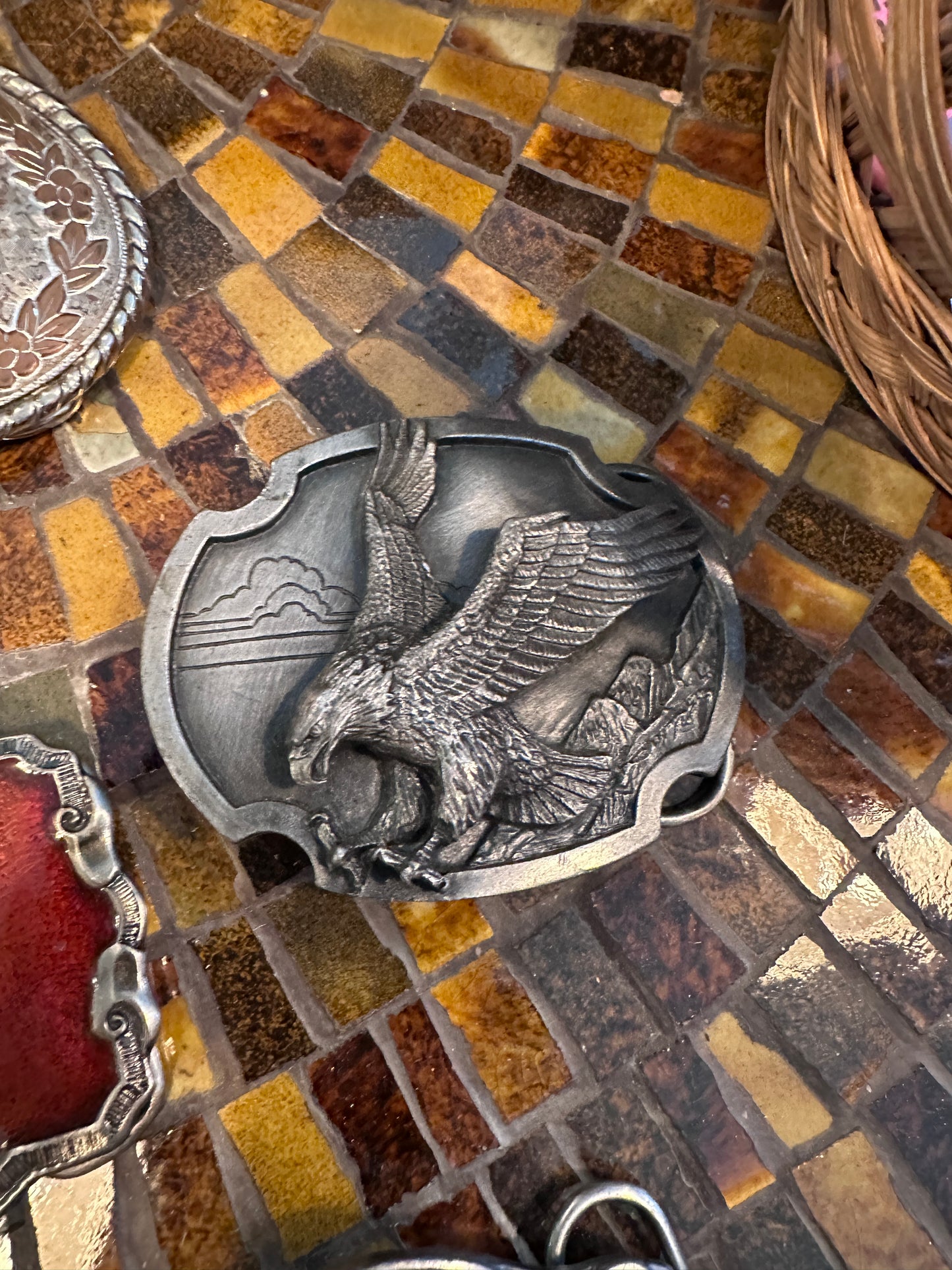 Vintage Eagle Belt Buckle