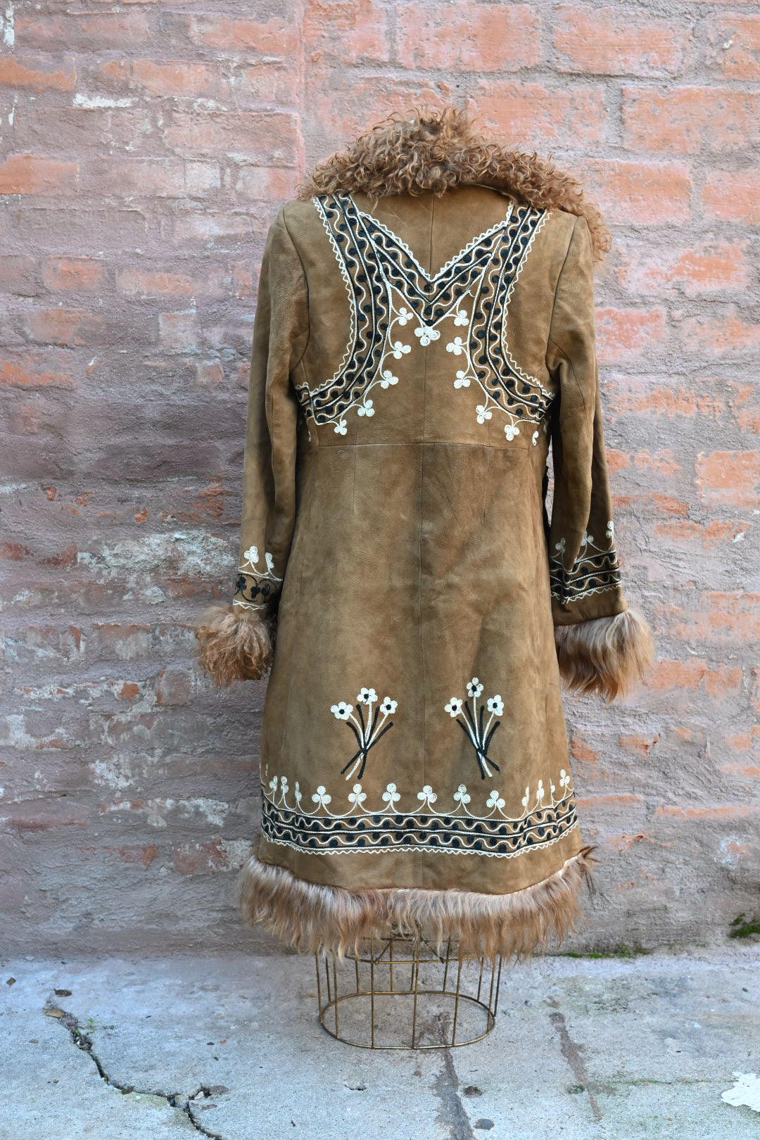 1960s Curly Lamb Afghan Jacket