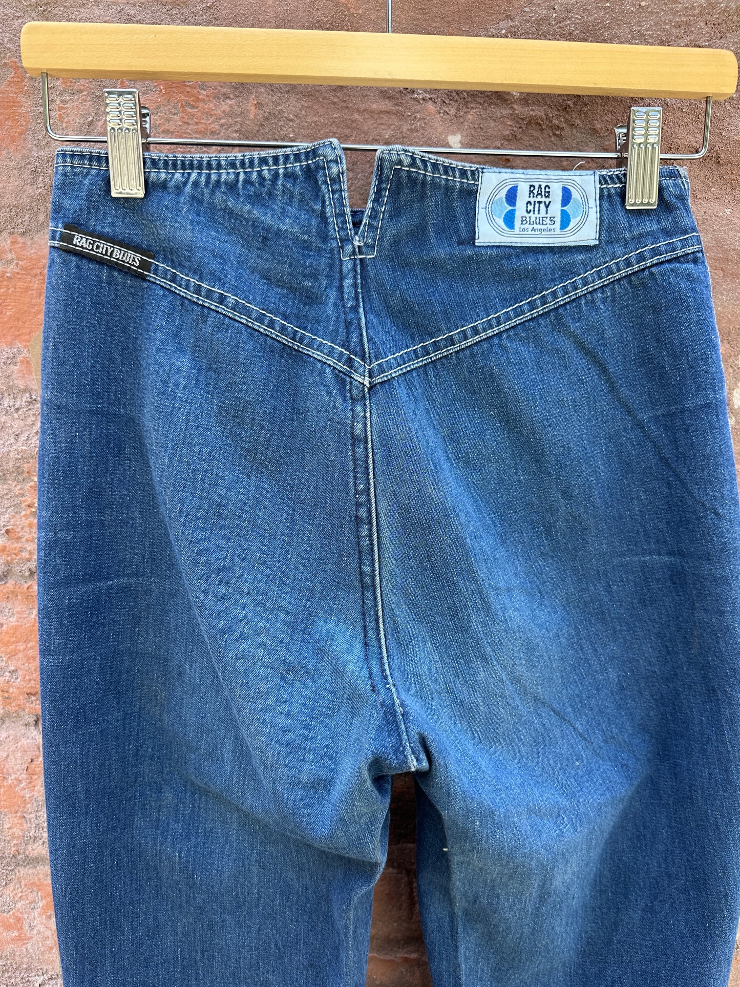 Rag City Blues Lace Front High Waist Jeans
