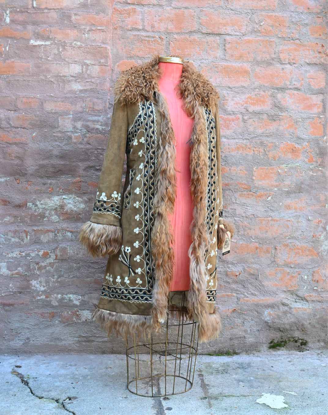 1960s Curly Lamb Afghan Jacket