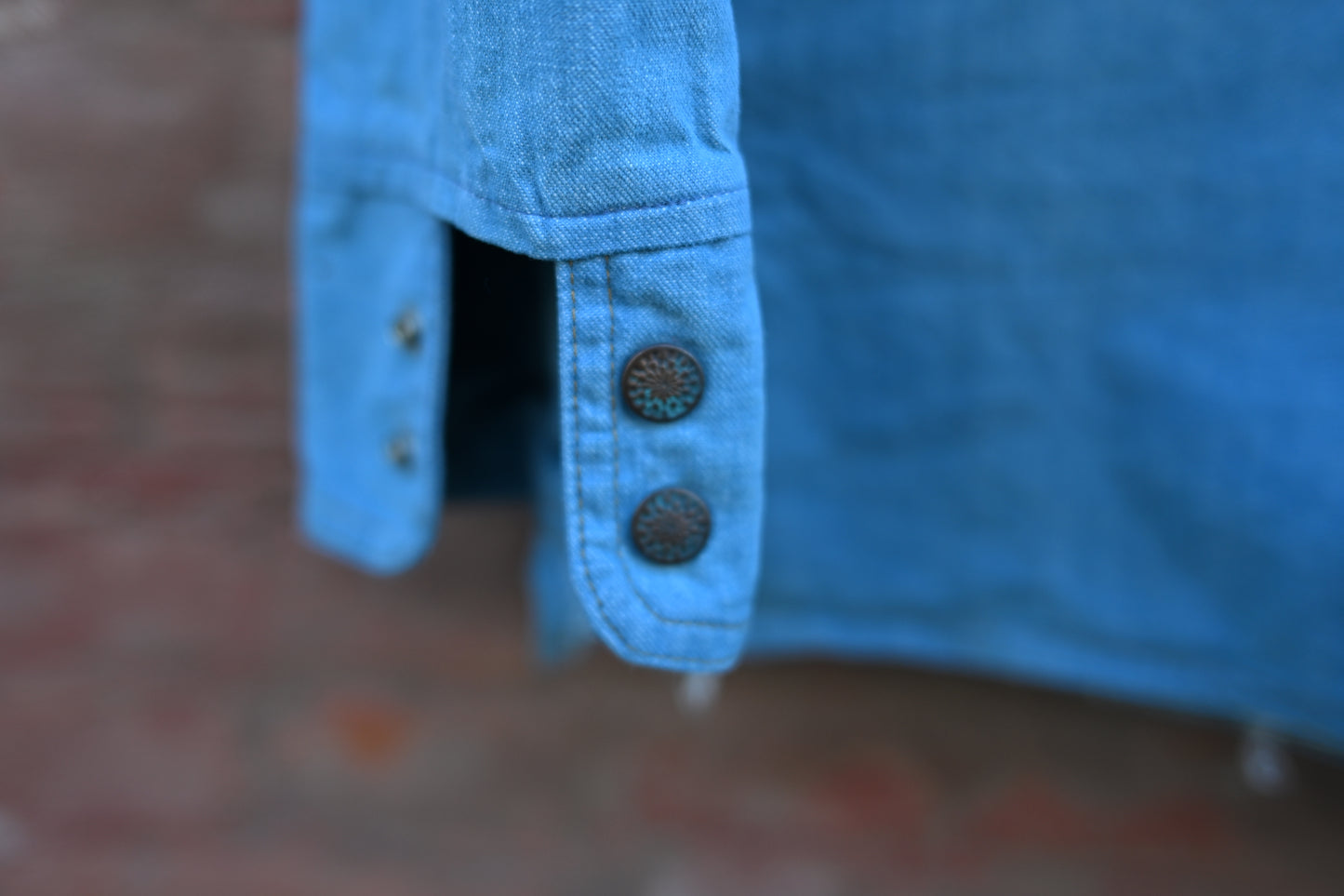 1970s Denim Snap Shirt