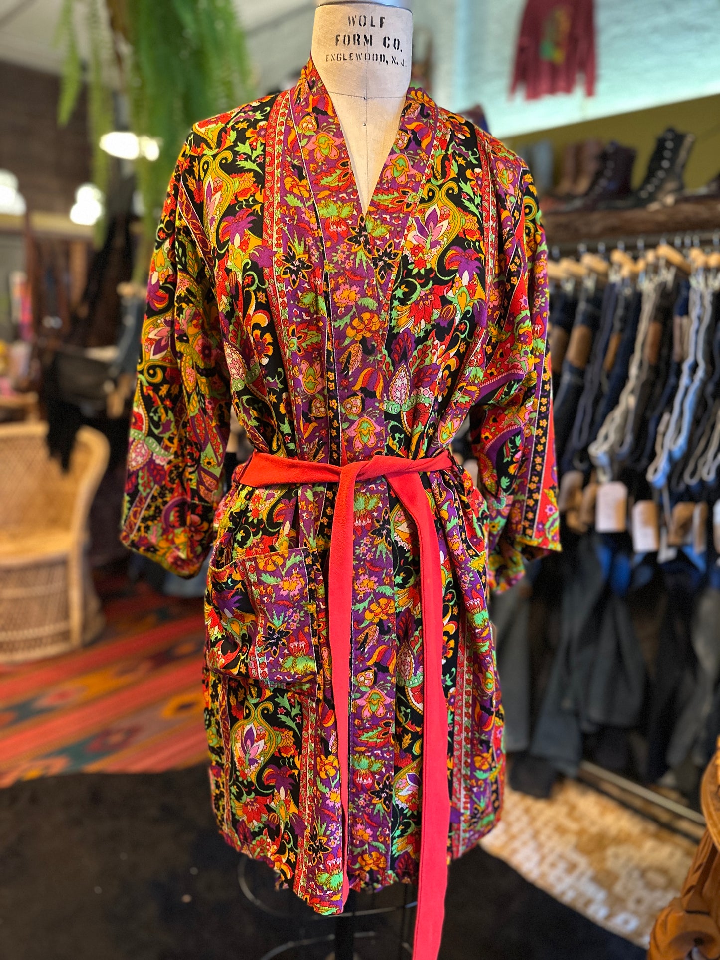 1960s Psychedelic Robe / Duster