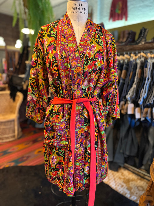 1960s Psychedelic Robe / Duster