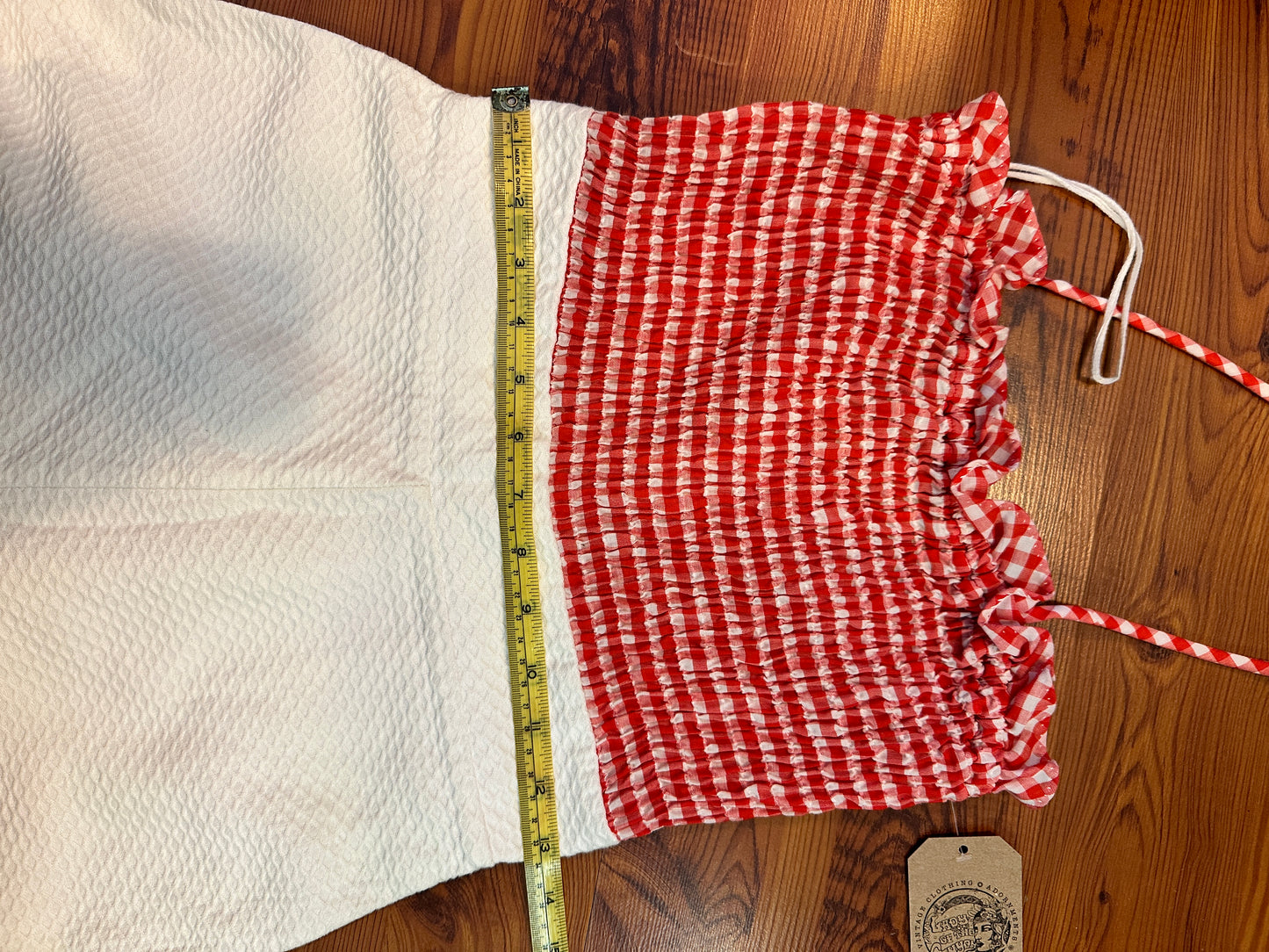 Jody of California Gingham Romper with Matching Jacket