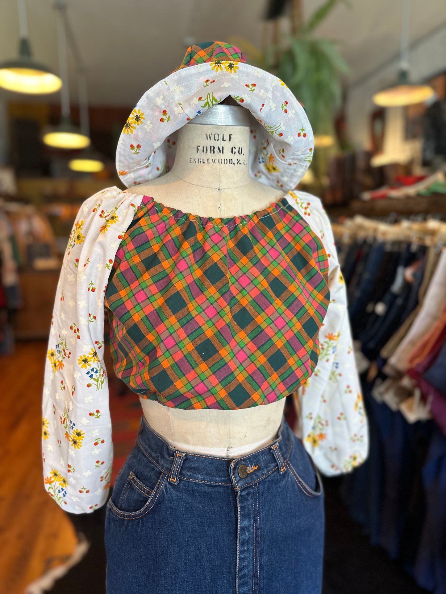 Dolly Crop Top Set w/ Matching Bucket Hat