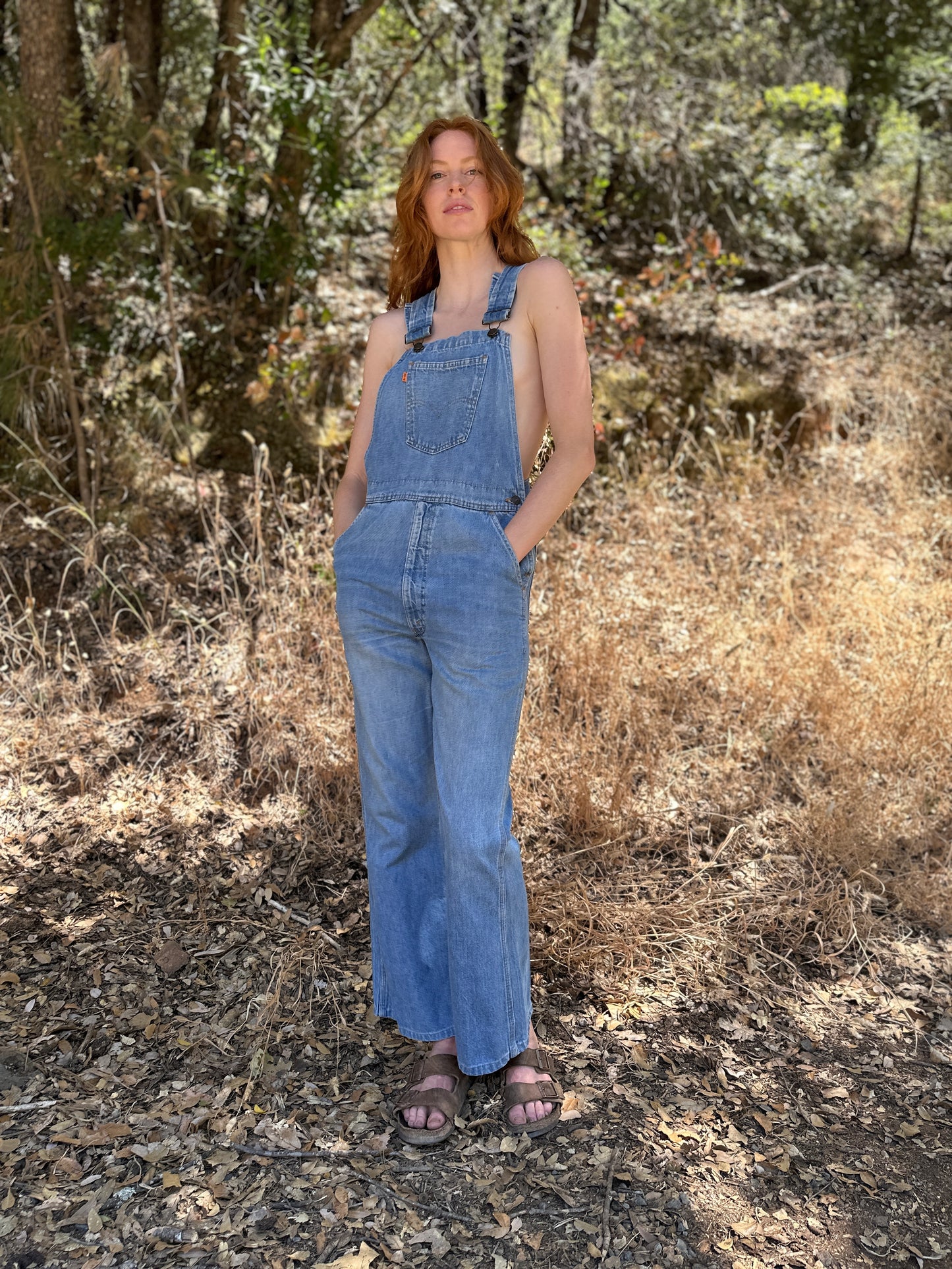 Levis Orange Tab Overalls Flared