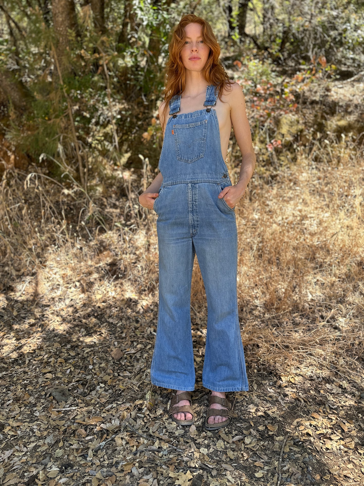 Levis Orange Tab Overalls Flared