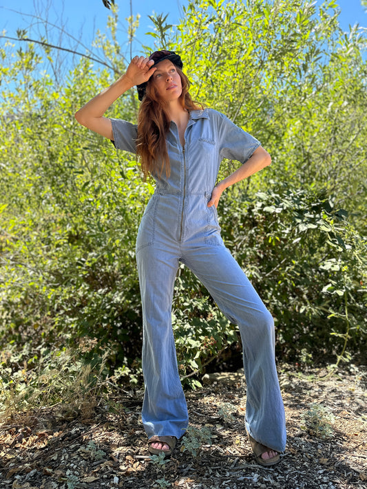 Faded Glory Denim Jumpsuit