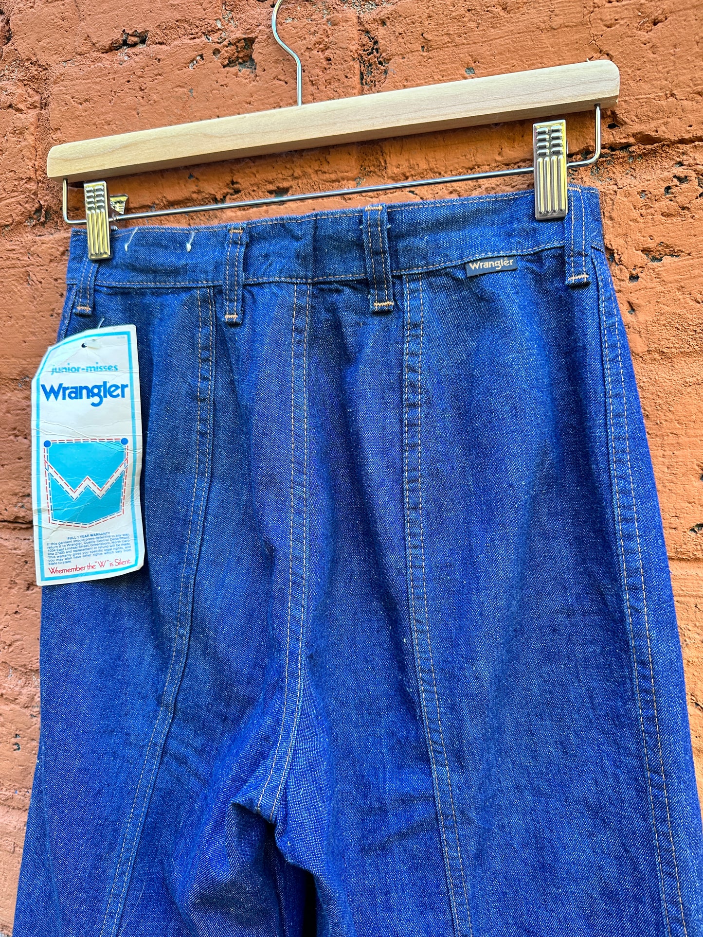 1970s Deadstock Wrangler Wide Leg Bellbottom Jeans