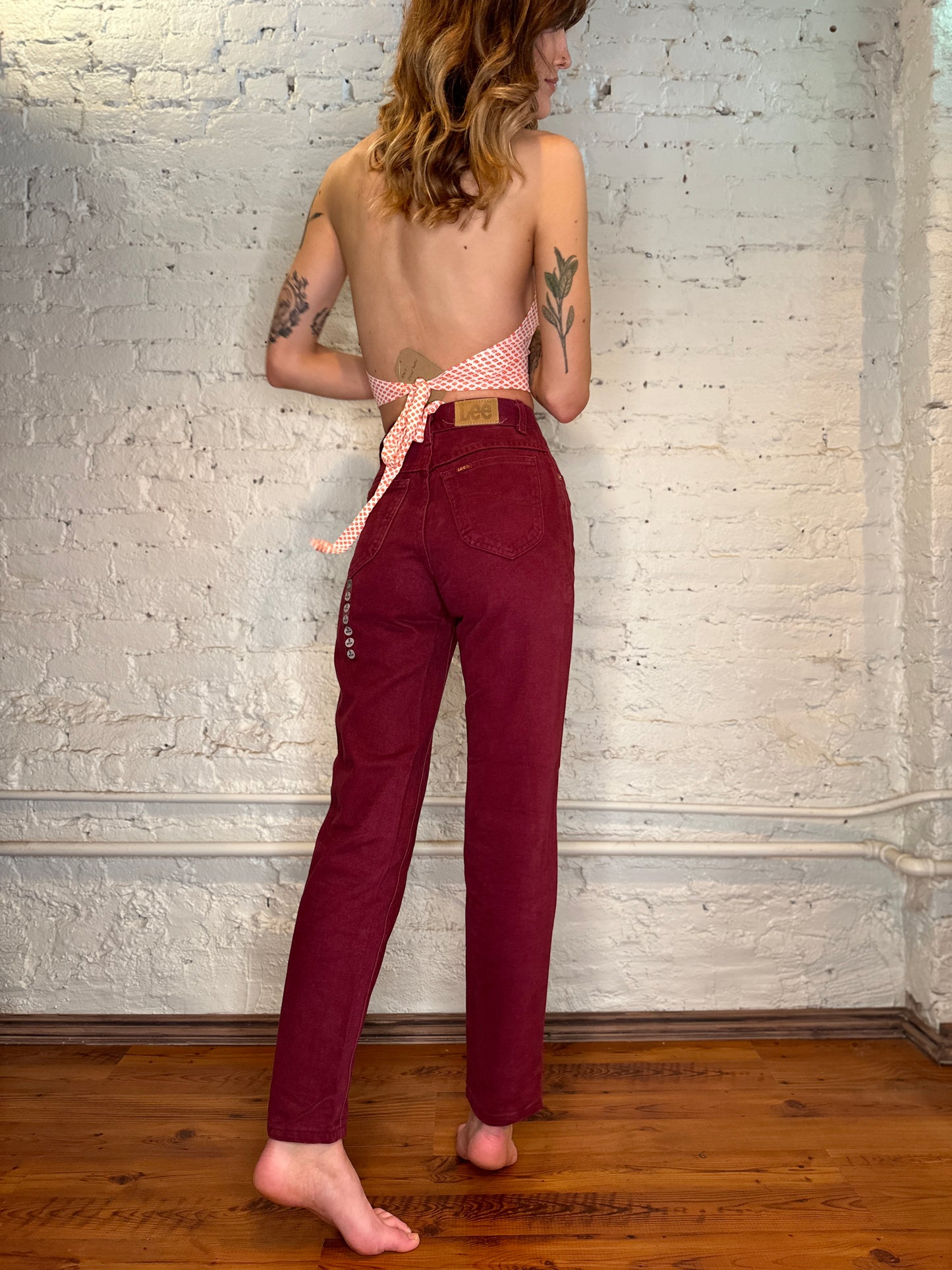 Lee tapered mom jeans - 25in high waist