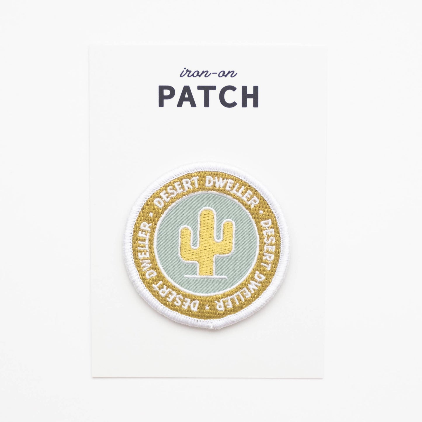 Desert Dweller Embroidered Iron on Patch: Yes