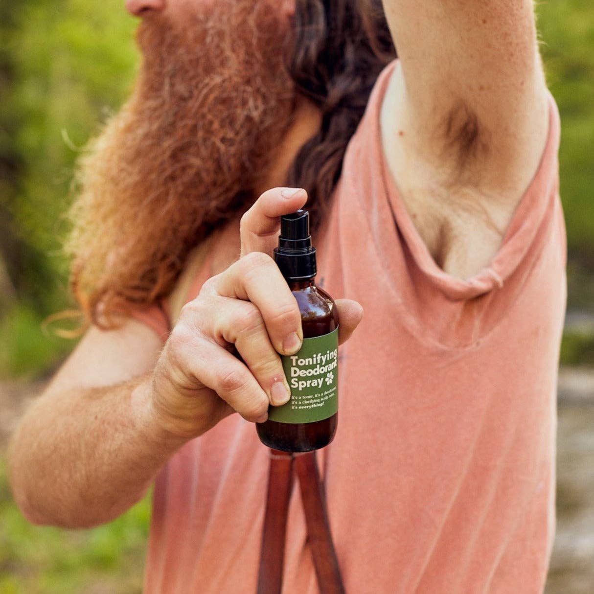 Tonifying Deodorant Spray– AHA BHA Natural Deodorant: 2 oz