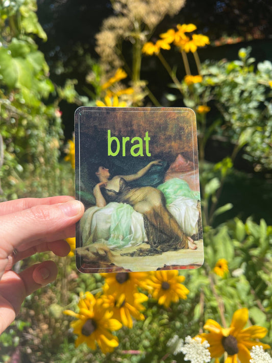 Brat 3 Inch Sticker