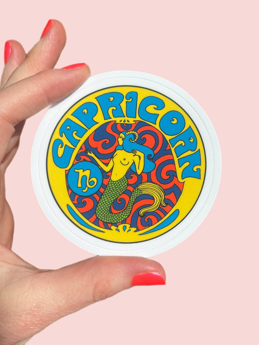 Zodiac Capricorn STICKER 3 Inch