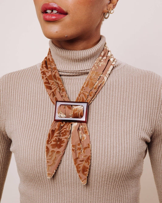 The Hendrix Gold Scarf Tie