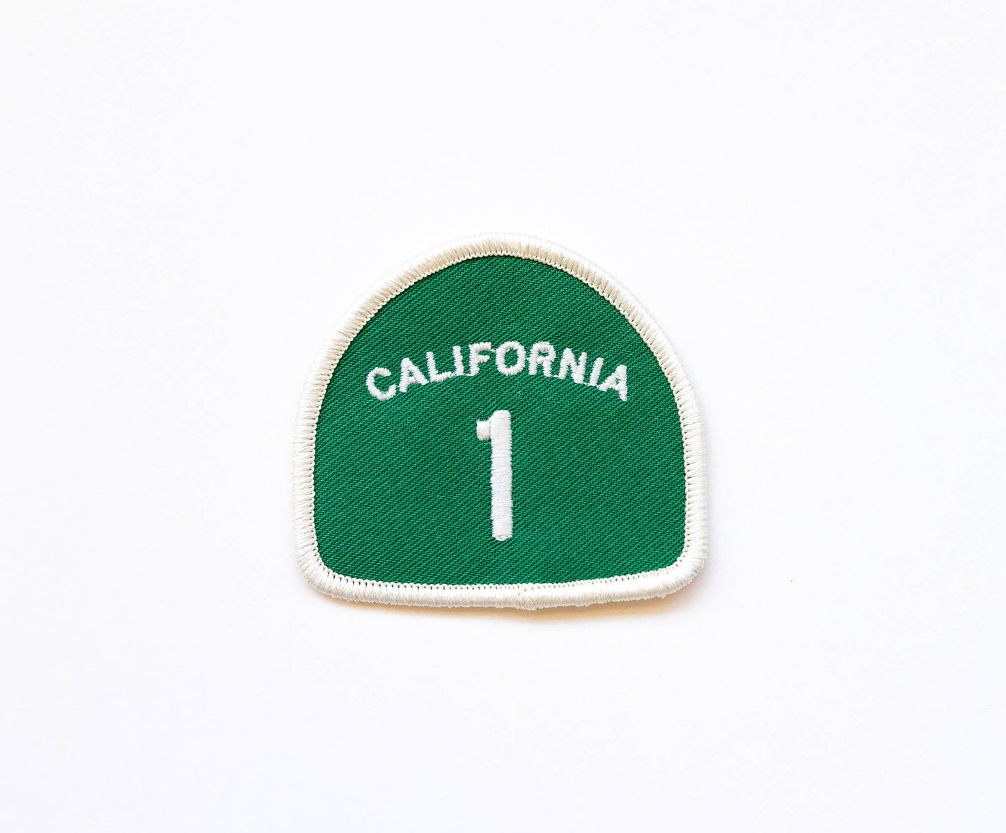 Califonria Pacific Coast Highway 1 Embroidered Iron on Patch: Yes