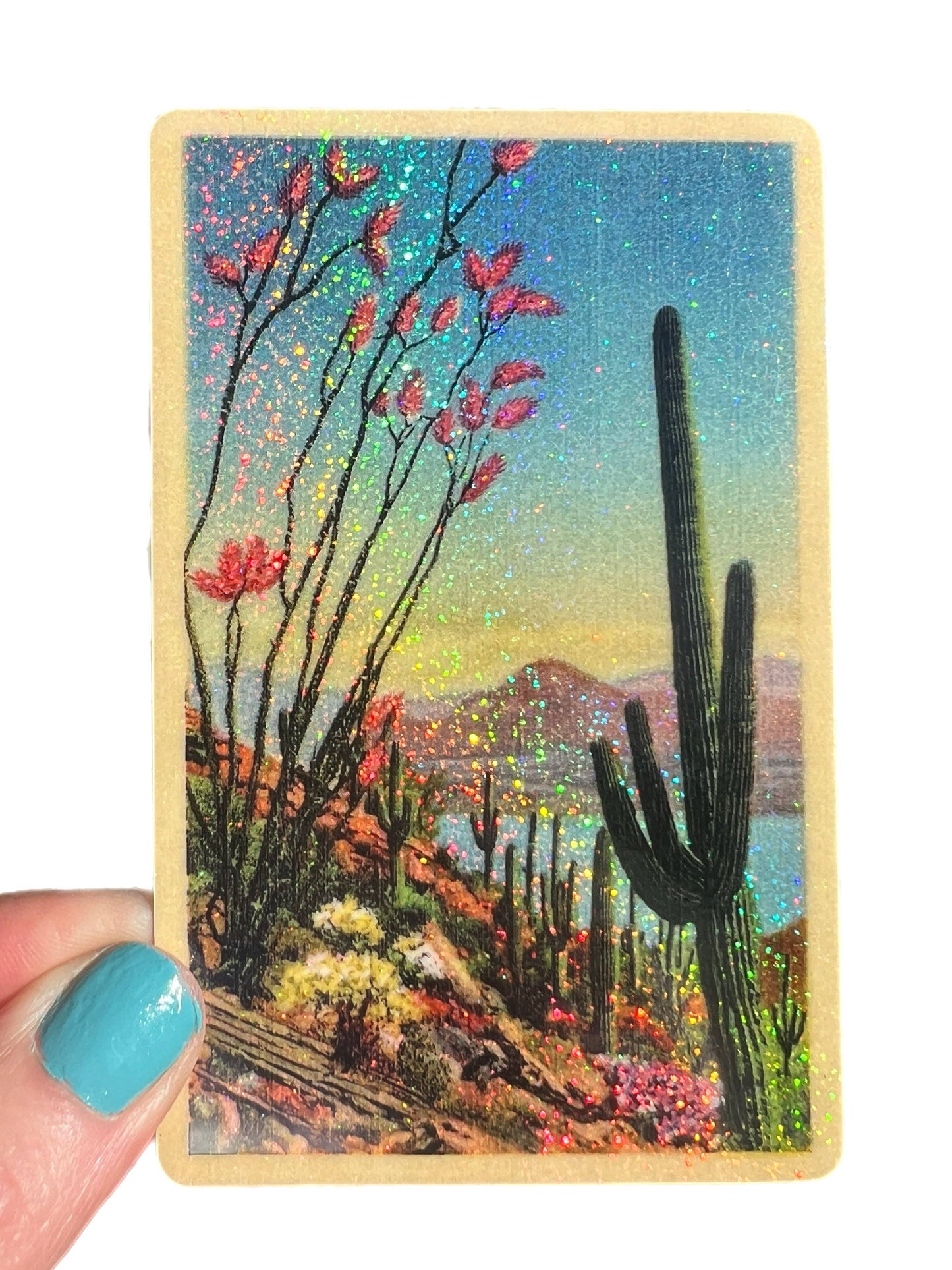 Desert Plants STICKER 4 Inch