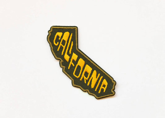 California State Embroidered Iron on Patch: Yes