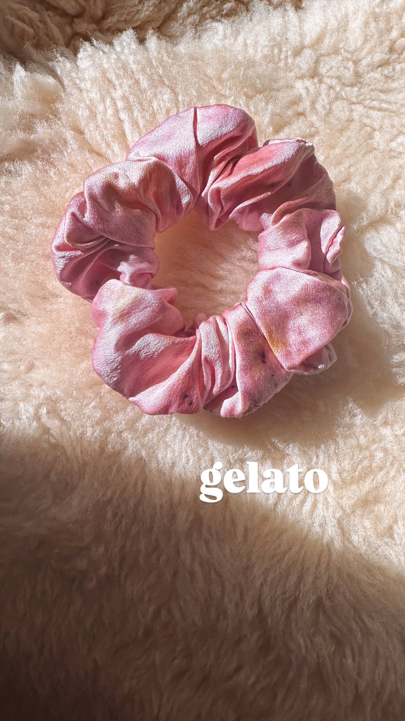 Plant Dyed Silk Scrunchies - 3 sizes - 10 colors: Pansy / Classic