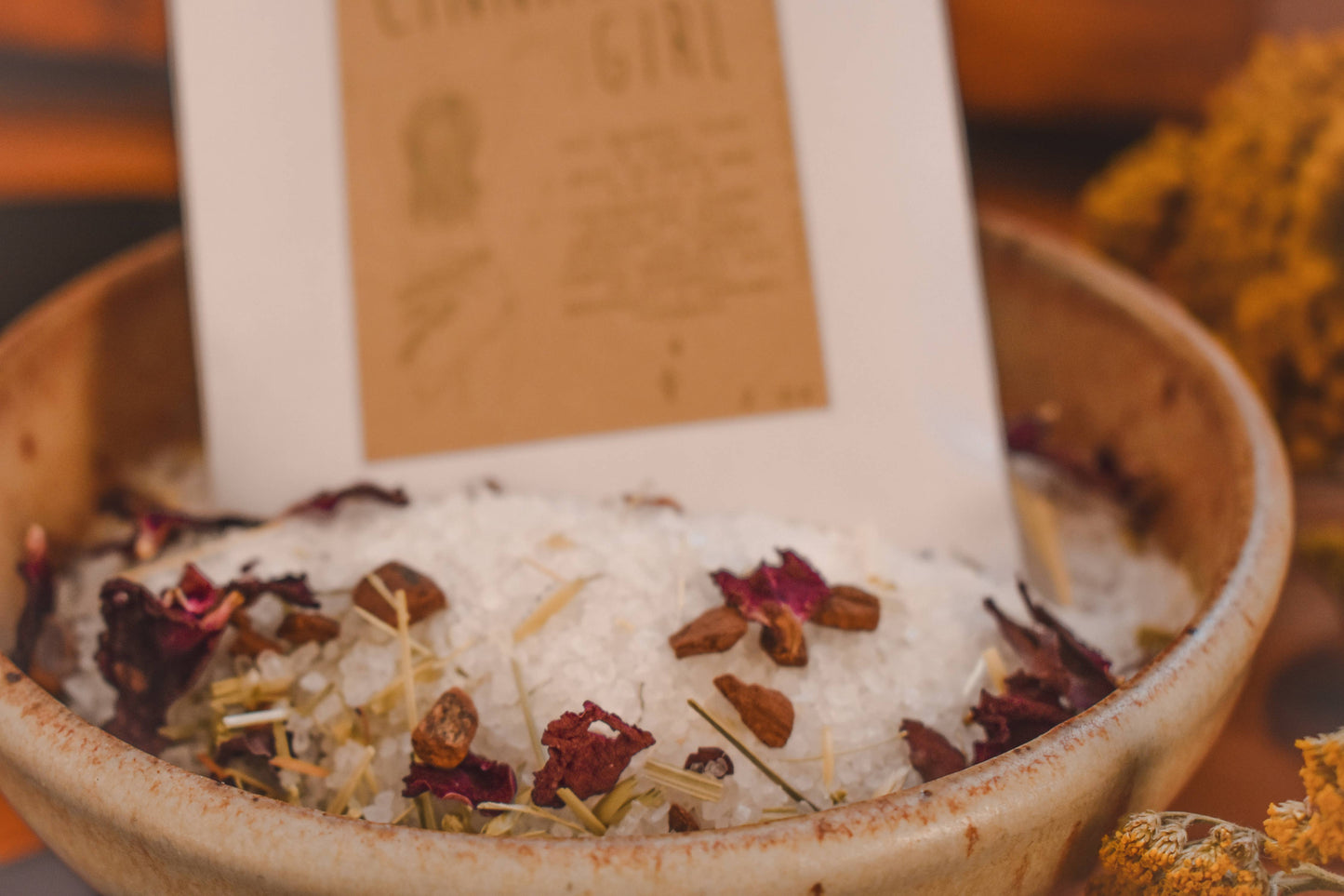 Cinnamon Girl Bath Salt Packet Patchouli x Rose x Lavender 
