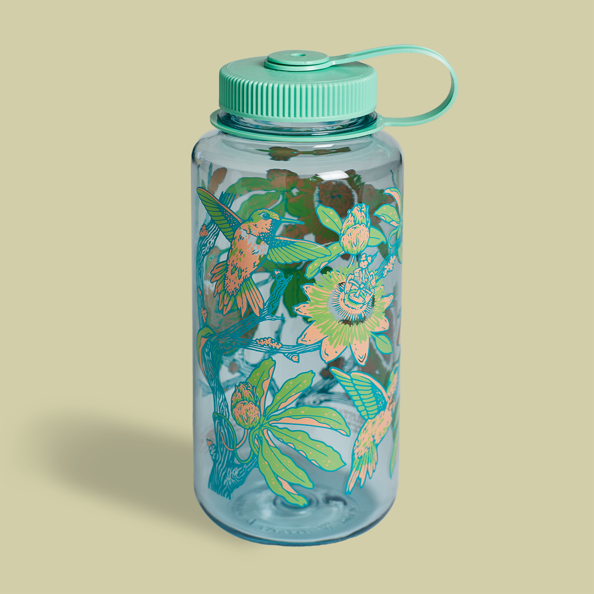 32oz Nalgene: Hummingbirds