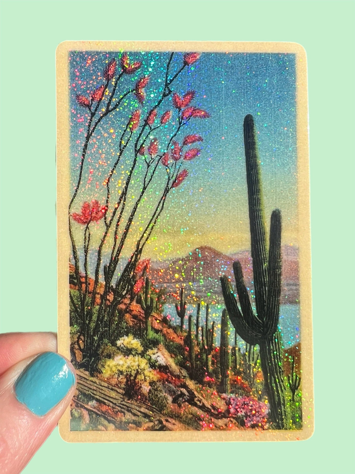 Desert Plants STICKER 4 Inch