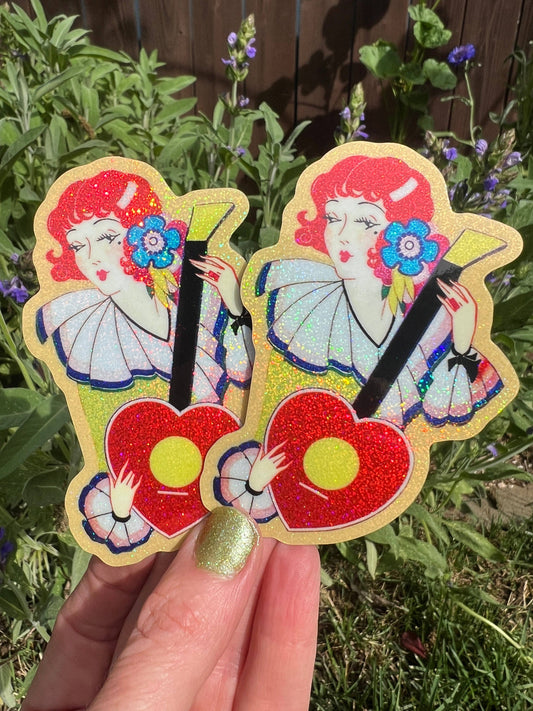 Ruby Guitar STICKER 3 Inch