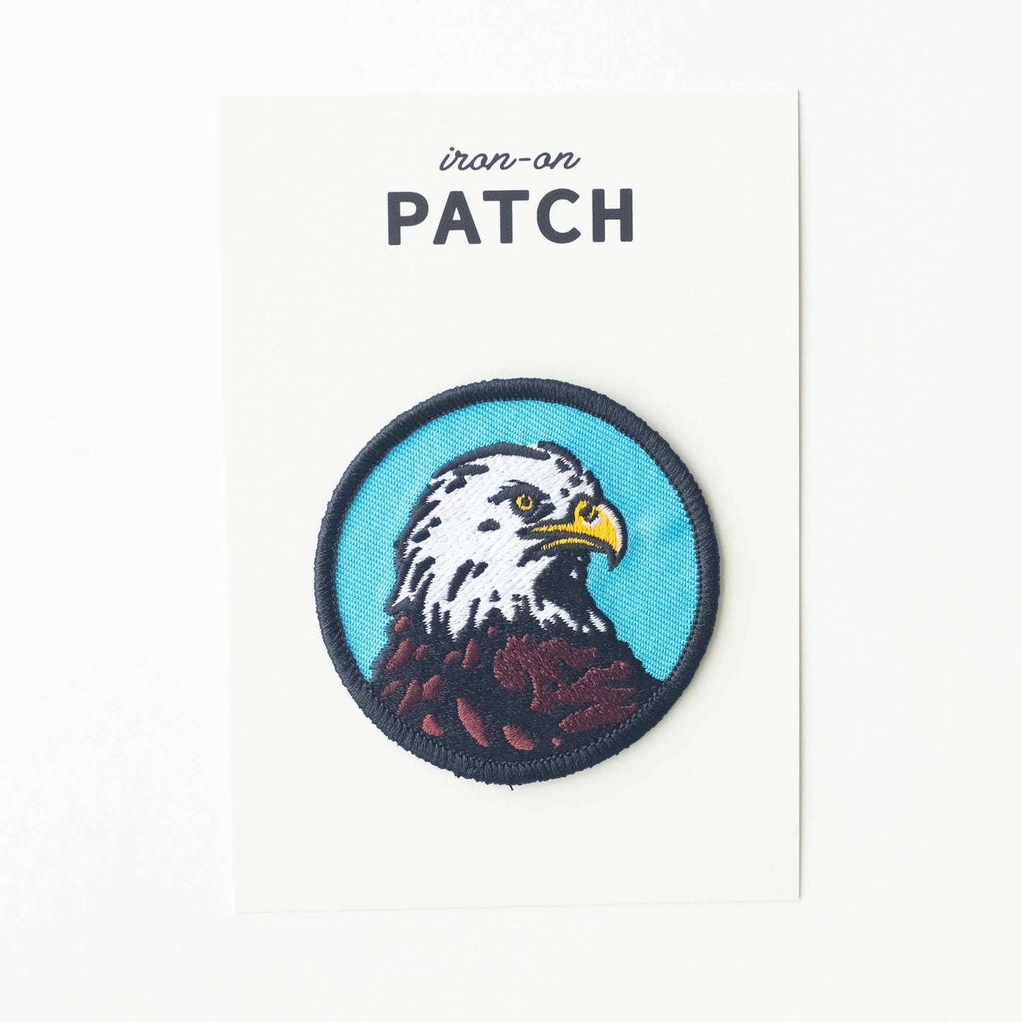 Freedom Eagle Embroidered Iron on Patch: Yes
