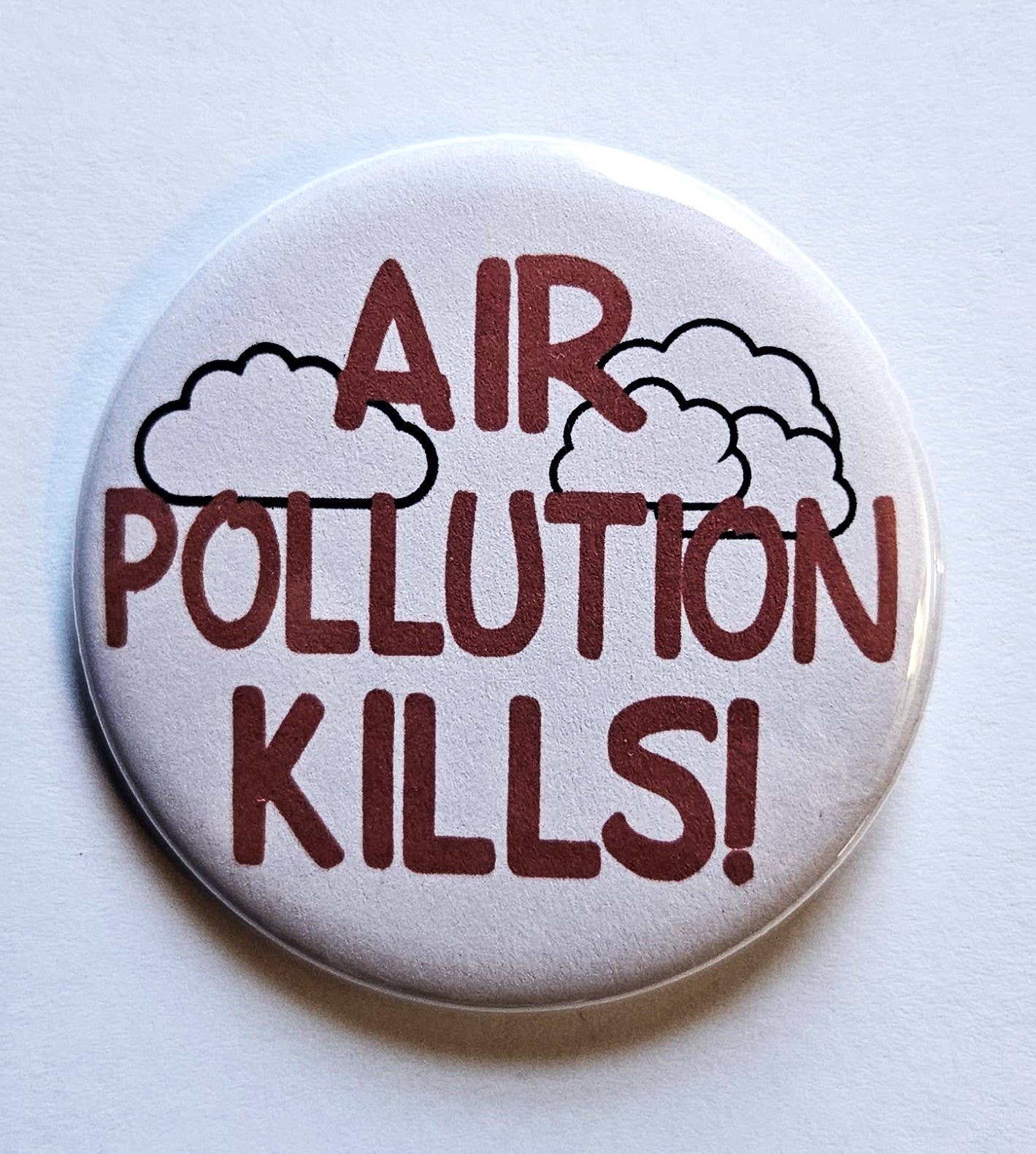 Vintage Environmental Buttons Magnets & Openers. set 04: Hug a Tree / 1.25" Small Button