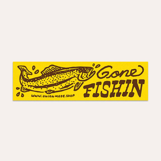 Bumper Sticker - Gone Fishin