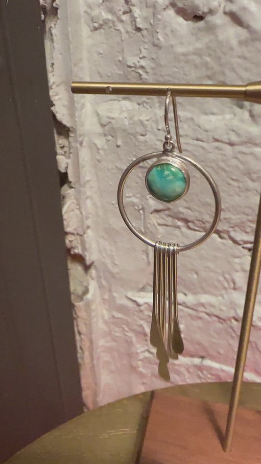 JLynn Studios Turquoise Free Flow Earrings